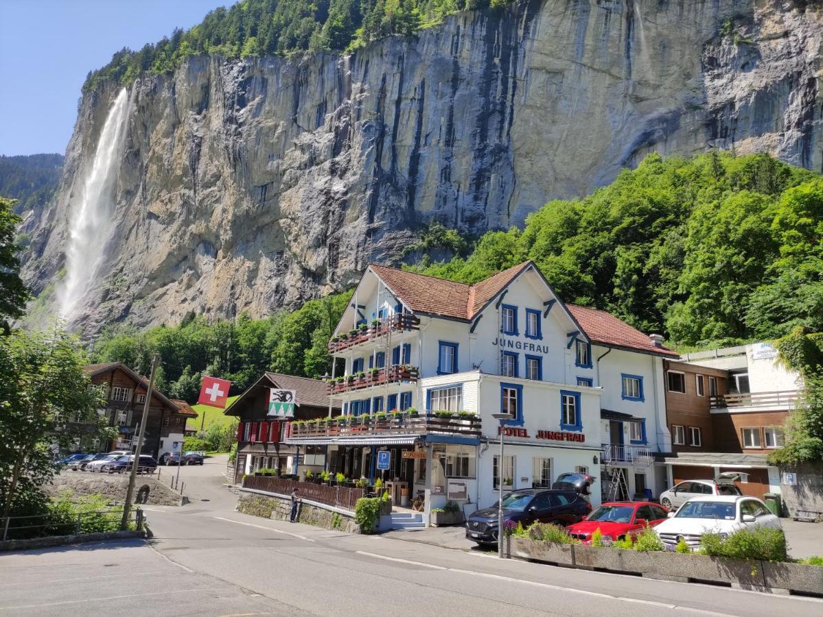 Hotel Restaurant Jungfrau Lauterbrunnen Eksteriør bilde